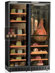 Combiné d'une cave à charcuterie et d'une cave à fromage encastrables jusqu'à 180 kg CALICE