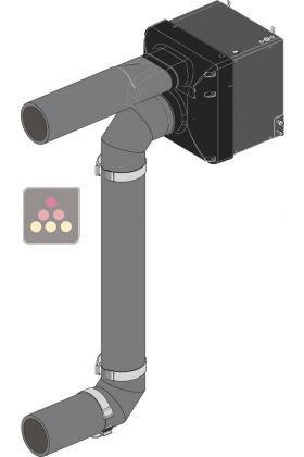 Kit de gaines semi-rigide en polyéthylène pour climatiseur Friax - Diam. intérieur 160mm