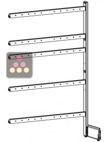 Unité complémentaire Visiostyle 4 colonnes - 12 niveaux VISIORACK