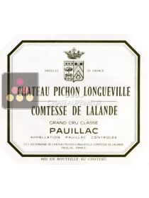 Vin rouge Pichon Comtesse de Lalande - Pauillac 2ème cru classé - 2009 - 0.75L Sélection Vin