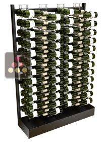 Support métallique Visiostyle en pose libre pour 144 bouteilles VISIORACK