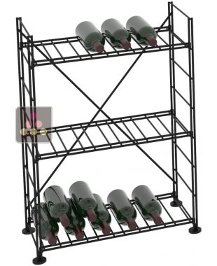 Rangement modulaire métallique pour 77 bouteilles - H90cm ARCHITECTURE INTERIEURE DU VIN
