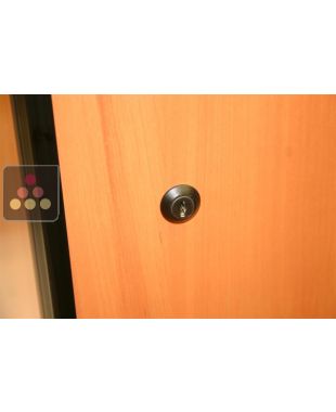 Serrure de remplacement de cave à vin avec porte pleine en couleur ARTEVINO
