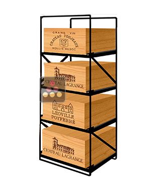 La seule solution pour stocker 4 caisses de vins et 48 bouteilles MODULORACK