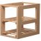 Meuble de rangement en bois pour 2 caisses bois