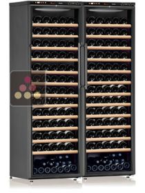 Combiné de 2 caves à vin mono-température de service ou de conservation CALICE