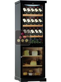 Combiné d'une cave à vin de service et d'une cave à fromages CALICE