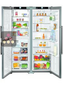 Combiné réfrigérateur, congélateur, fabrique à glaçons et zone Biofresh LIEBHERR