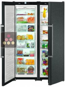 Combiné réfrigérateur, congélateur, fabrique à glaçons et zone Biofresh LIEBHERR