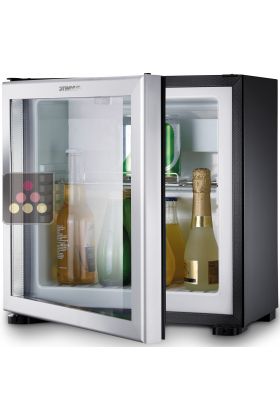 Mini-Bar porte vitrée encastrable 20L avec charnières à gauche