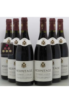 Lot 6 bouteilles Cave de Tain 1994 : 3 Hermitage Gambert de Loche et 3 Hermitage Grand Classique