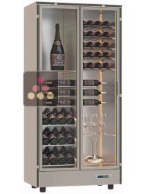 Module cave à vin P53cm vitrage avant uniquement - Sans équipement - Sans encadrement CALICE DESIGN