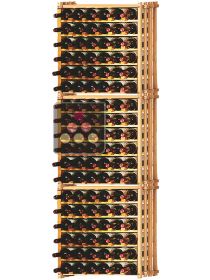 Lot de 3 casiers modulaires en hêtre massif pour 114 Bouteilles Ma Cave à Vin
