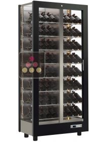 Vitrine à vin réfrigérée de conservation ou de service - 3 faces vitrées CALICE DESIGN