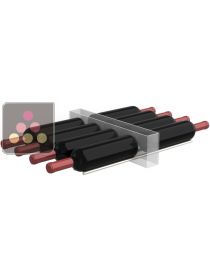 Support en aluminium 8 tiges pour stockage des bouteilles horizontales CALICE DESIGN
