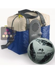 Sac isotherme thermoélectrique souple 23 Litres + ballon de foot en cuir MOBICOOL