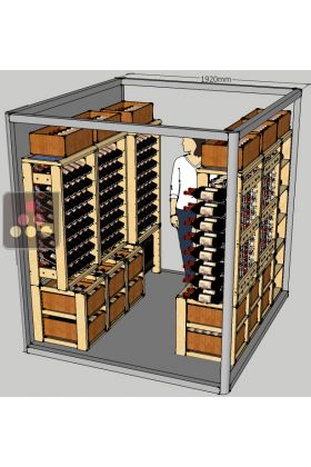 Cellier Mono-Température de vieillissement pour 550 bouteilles