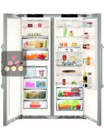 Combiné réfrigérateur, congélateur, fabrique à glaçons et zone Biofresh LIEBHERR