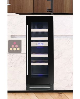 Cave à vin 2 températures de service encastrable sous-plan - Porte de 78cm LE CHAI