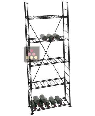 Rangement modulaire métallique pour 154 bouteilles - H170cm ARCHITECTURE INTERIEURE DU VIN
