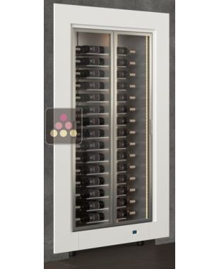 Cave à vin multi-usages de service ou de conservation, encastrement surélevé CALICE DESIGN