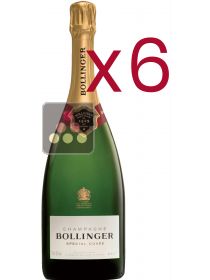 6 bouteilles de Champagne Bollinger Special Cuvée Sélection Vin