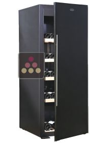 Cave à vin Mono-température de vieillissement ou de service - Porte pleine effet miroir CAVISS