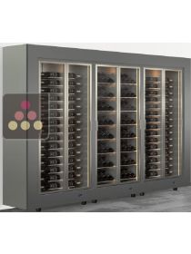 Combiné de 3 caves à vin modulaires multi-usages en pose libre CALICE DESIGN