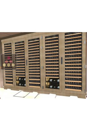 Armoire à vin encastrable sur mesure 2 températures