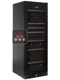 Cave à vin 2 températures de service et/ou de conservation enchassable - Porte Full Glass TEMPTECH