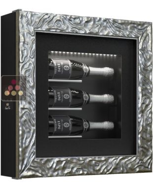 Cadre à vin réfrigéré silencieux pour 3 bouteilles - Vin ou Champagne CALICE DESIGN