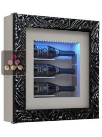 Cadre à vin Design et Silencieux mono-température pour 3 bouteille CALICE DESIGN