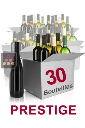 30 bouteilles de vin - Sélection Prestige : vins rouges