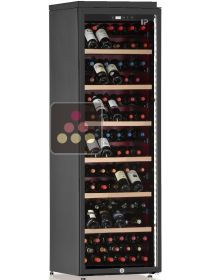 Cave à vin multi-températures de service et de conservation - Pose libre - Présentation inclinée CALICE