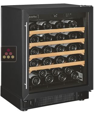 Cave à vin mono-température de vieillissement et de conservation sous-plan - Clayettes coulissantes ARTEVINO