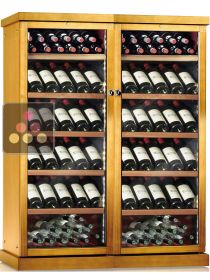 Combiné de 2 caves à vin mono-température de conservation ou de service CALICE