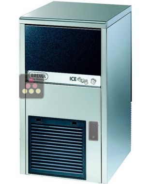 Machine à glaçons cubiques 29kg/24h avec réserve intégrée 9kg et nettoyage automatique - Pose libre - Condenseur à air BREMA