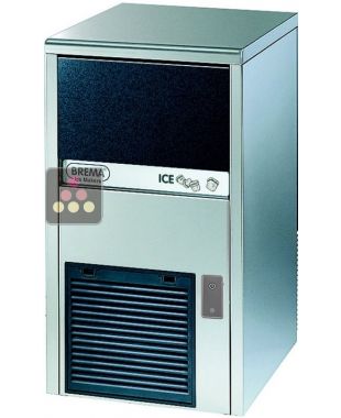 Machine à glaçons pleins 29kg/24h avec réserve intégrée de 9kg et nettoyage automatique - Pose libre - Condenseur à air BREMA