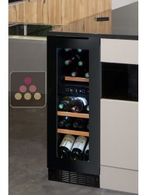 Cave à vin 2 températures de service encastrable sous plan AVINTAGE