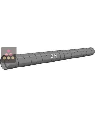 Gaine droite avec manchon pour climatiseur Winemaster Ø 160mm - Longueur 2000 mm WINEMASTER