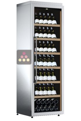 Cave à vin mono-température service ou conservation - Présentation inclinée