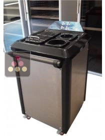 Cellule de refroidissement mobile pour 4 bouteilles 75cl et magnum CALICE
