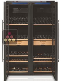Caves à vin deux températures de vieillissement avec contrôle de l'hygrométrie LE CHAI