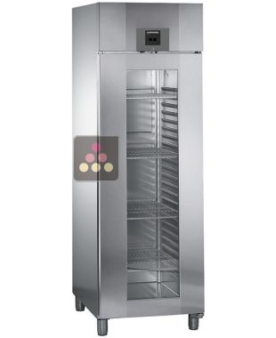 Armoire positive ventilée Gastronorme GN 2/1 porte vitrée - Cuve Inox - 465L LIEBHERR PRO
