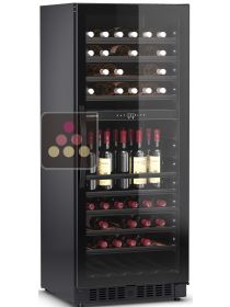 Cave à vin multi-usages 2 températures de conservation et/ou de service - Porte Full Glass DOMETIC
