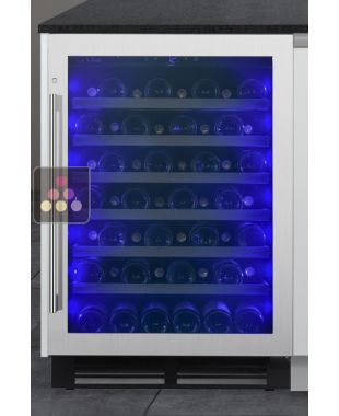 Cave à vin mono-température de conservation ou de service encastrable sous plan - Porte électrochromatique LE CHAI