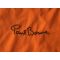 Tablier orange avec signature marron Paul BOCUSE