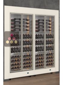 Combiné encastrable de 2 caves à vin multi-usages modulaires, encastrable CALICE DESIGN
