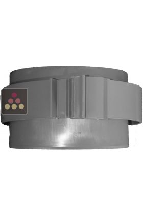 Raccord de gaine semi-rigide en polyéthylène pour climatiseur Friax - Diam. intérieur 180mm