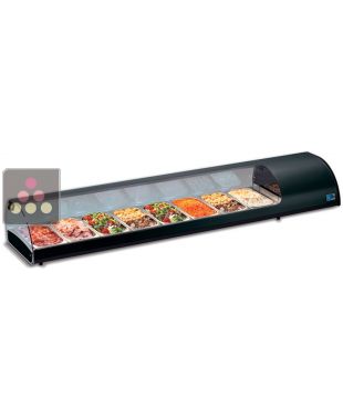 Comptoir réfrigéré vitré pour fromages, charcuteries, viandes ou produits frais TECNOX